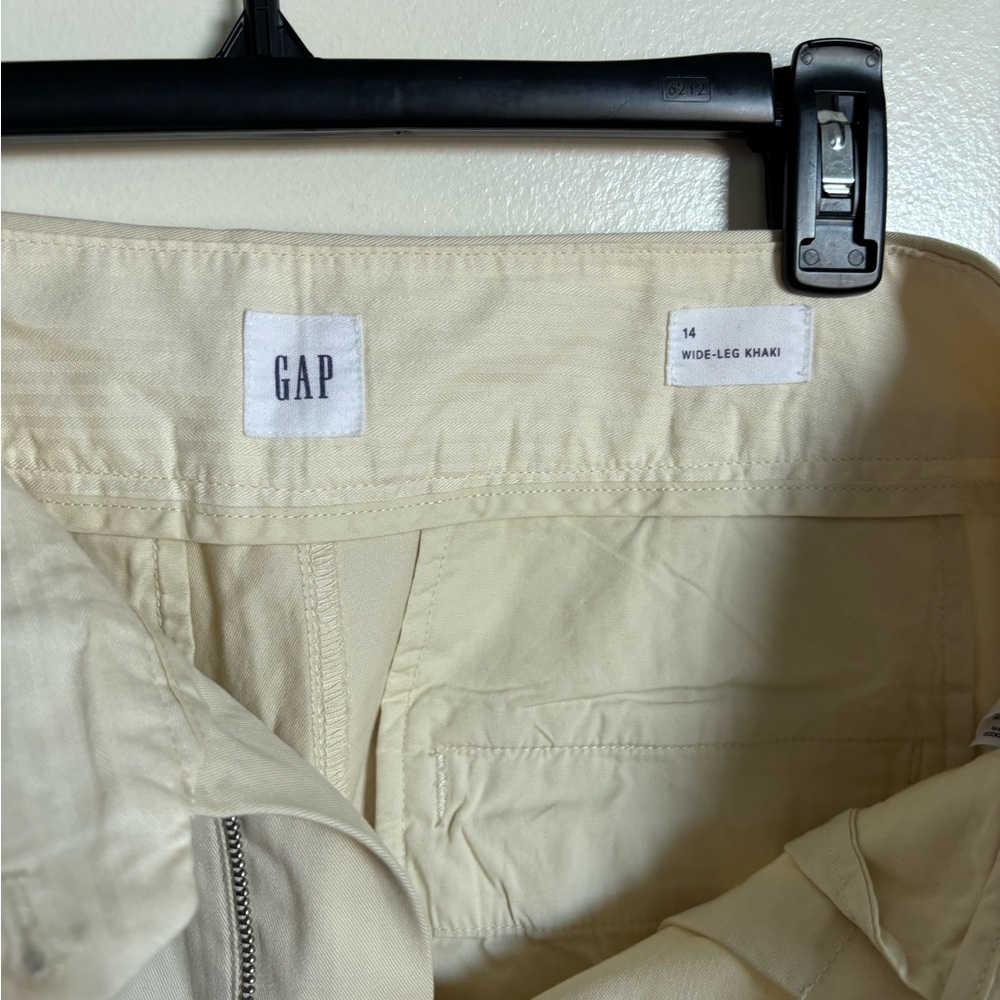 Cream GAP Wide-Leg Pants - Picture 4 of 5